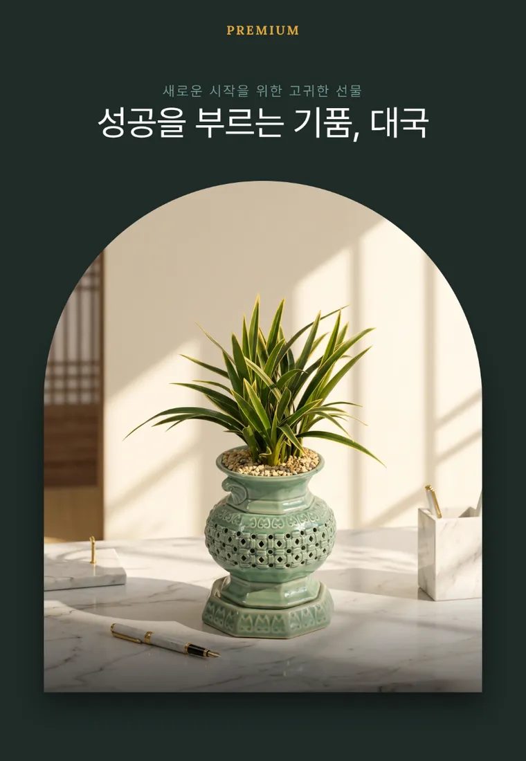 Daeguk (Mini Decorative Pot) — Detail images