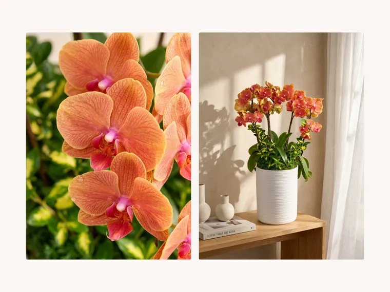 Lan hồ điệp Peach Arch — Hình chi tiết