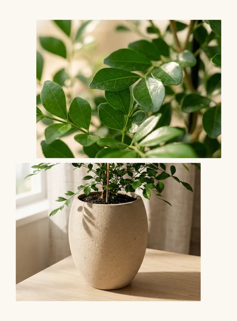 Cây nguyệt quế — Hình chi tiết