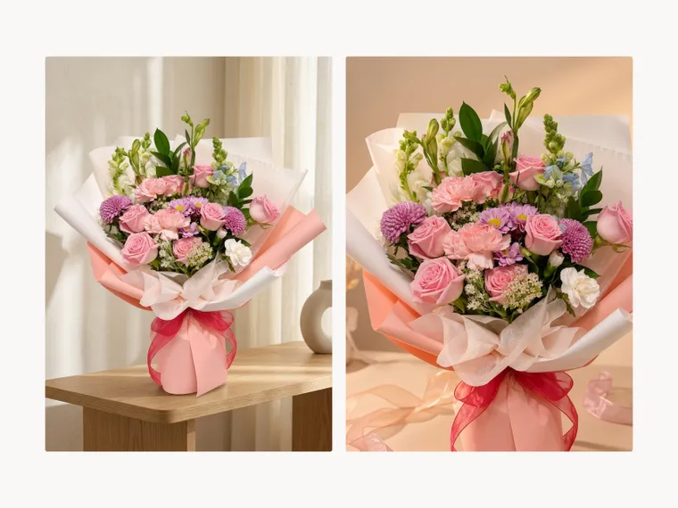 Peach Romance — Detail images