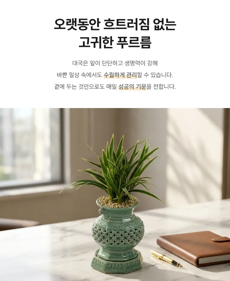 Daeguk (Mini Decorative Pot) — Detail images